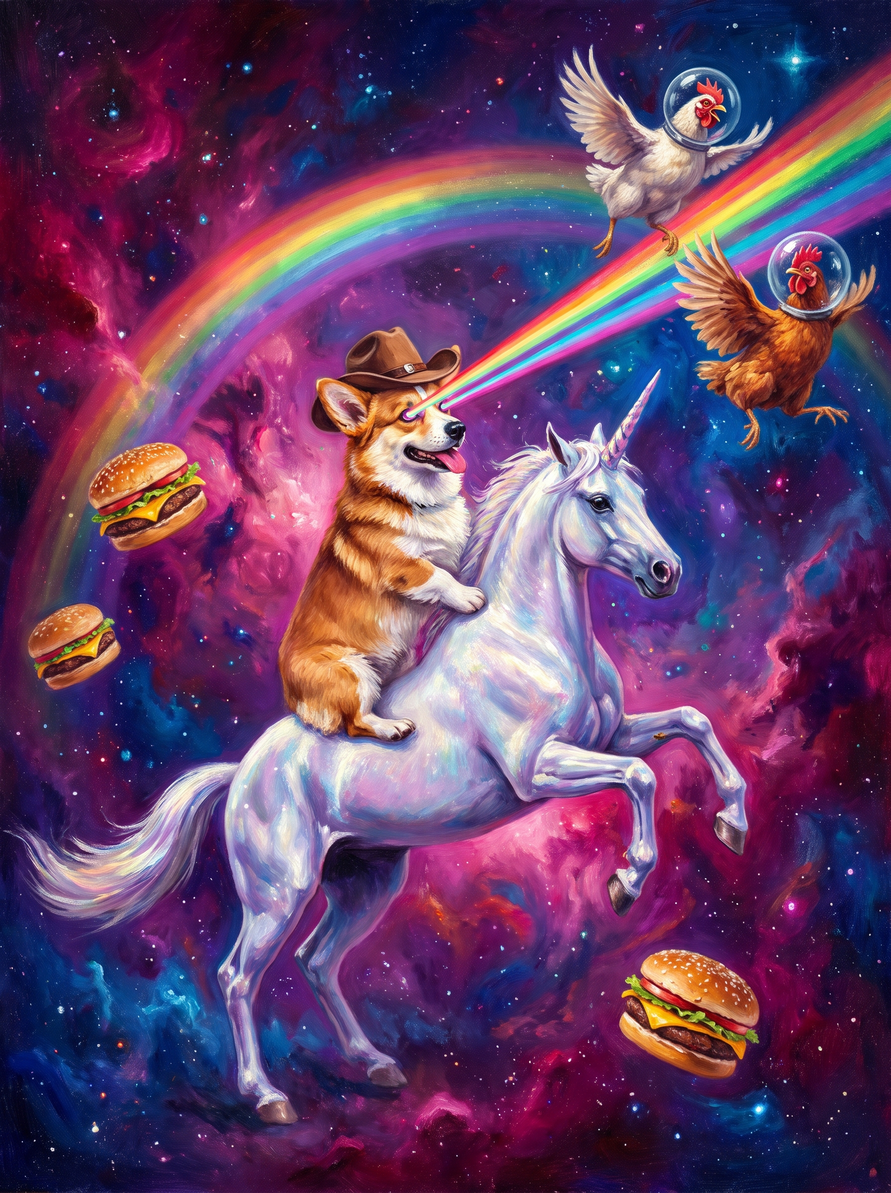 Corgi Unicorn Lasers