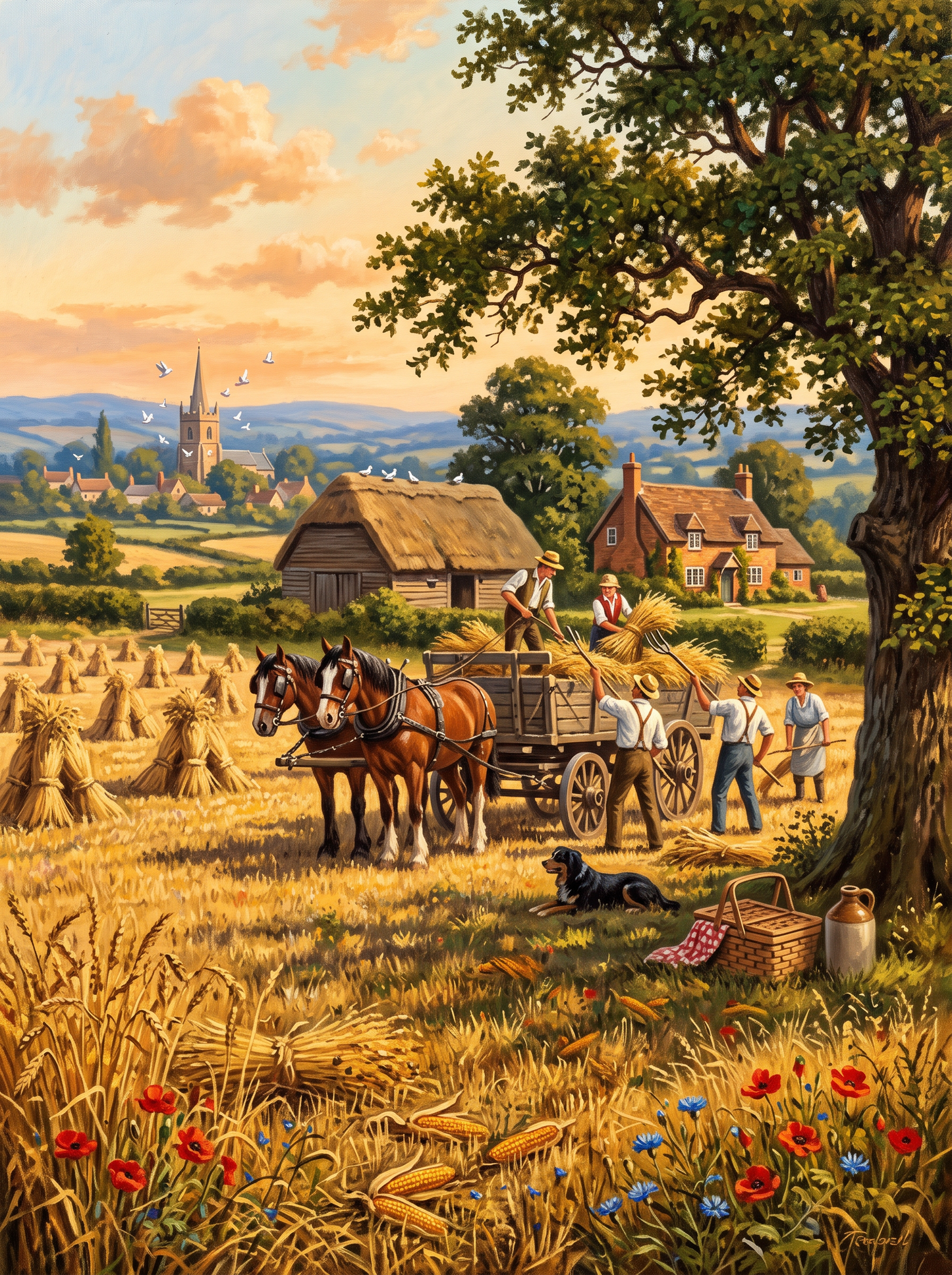 Corn Harvest Sheaves