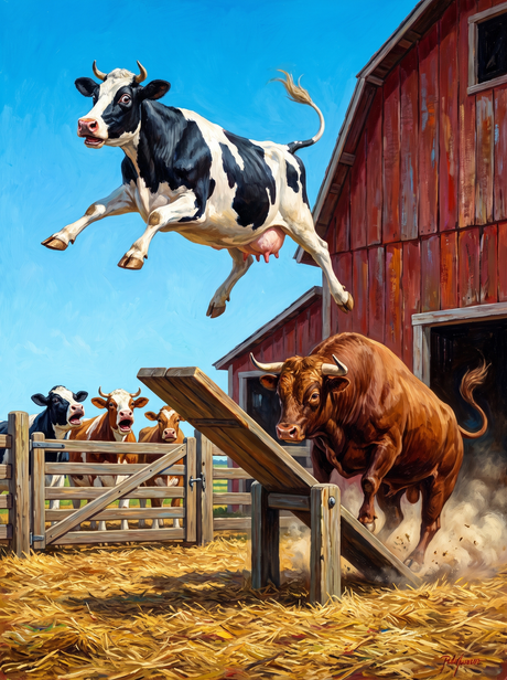 Cow Off the Seesaw