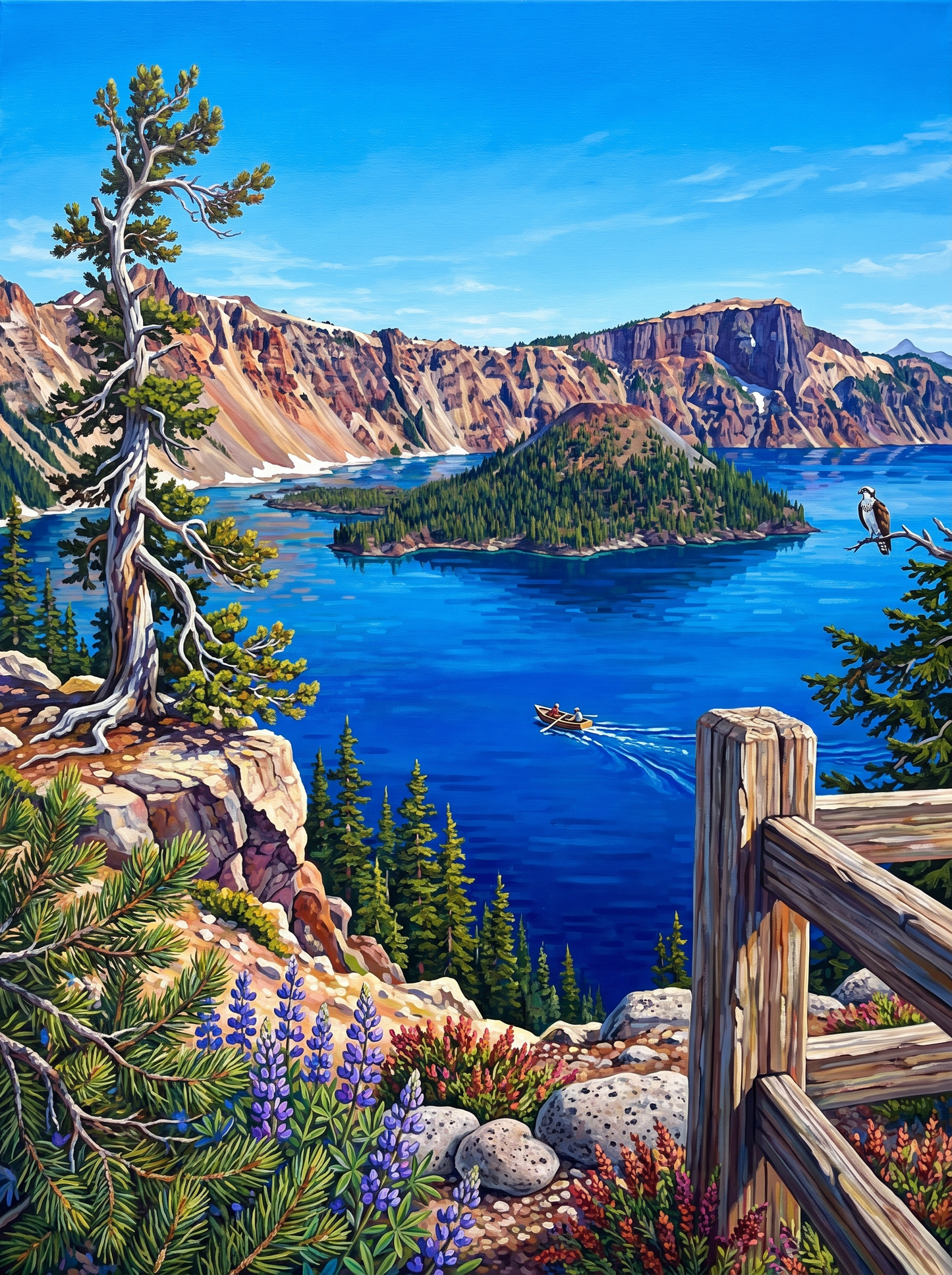 Crater Lake Island