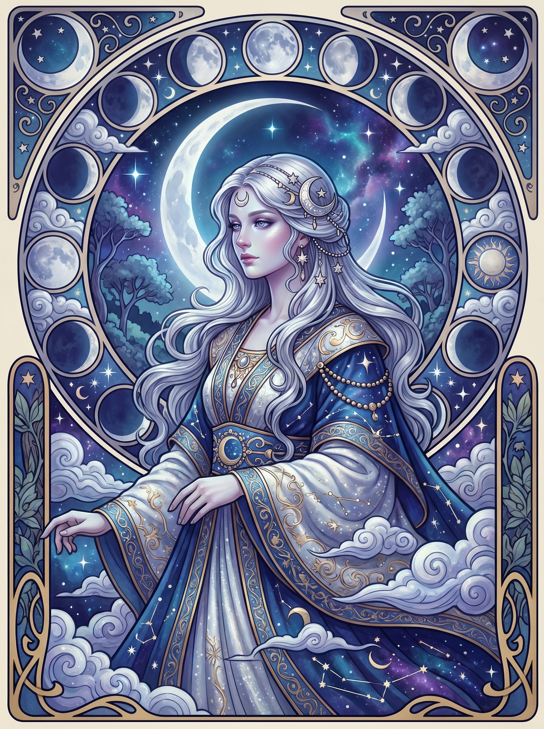 Crescent Moon Maiden (80 Colors)