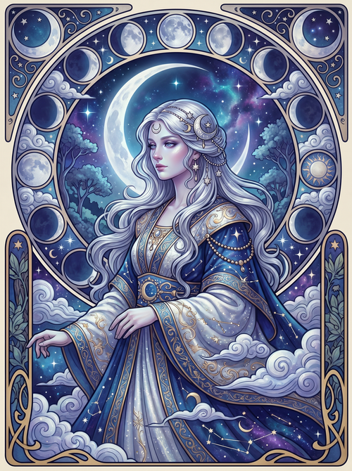 Crescent Moon Maiden (80 Colors)
