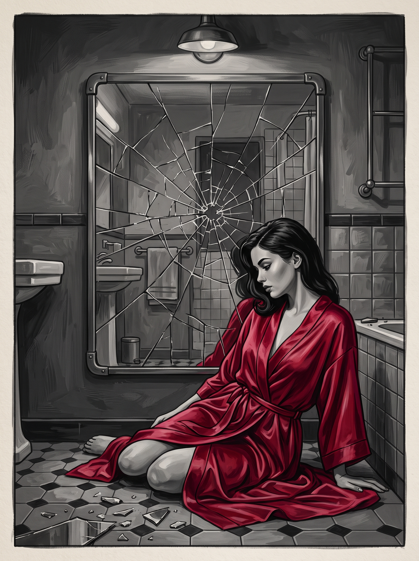 Crimson Mirror Shatter