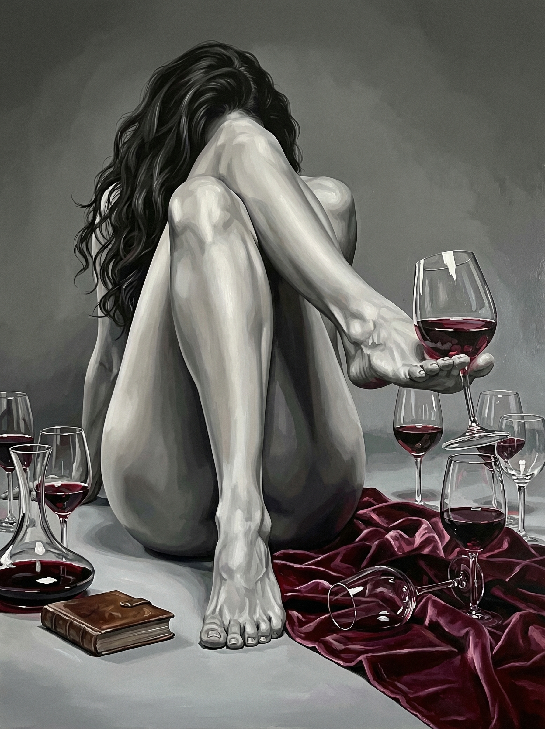 The Still Life She Became (Diamond Painting)