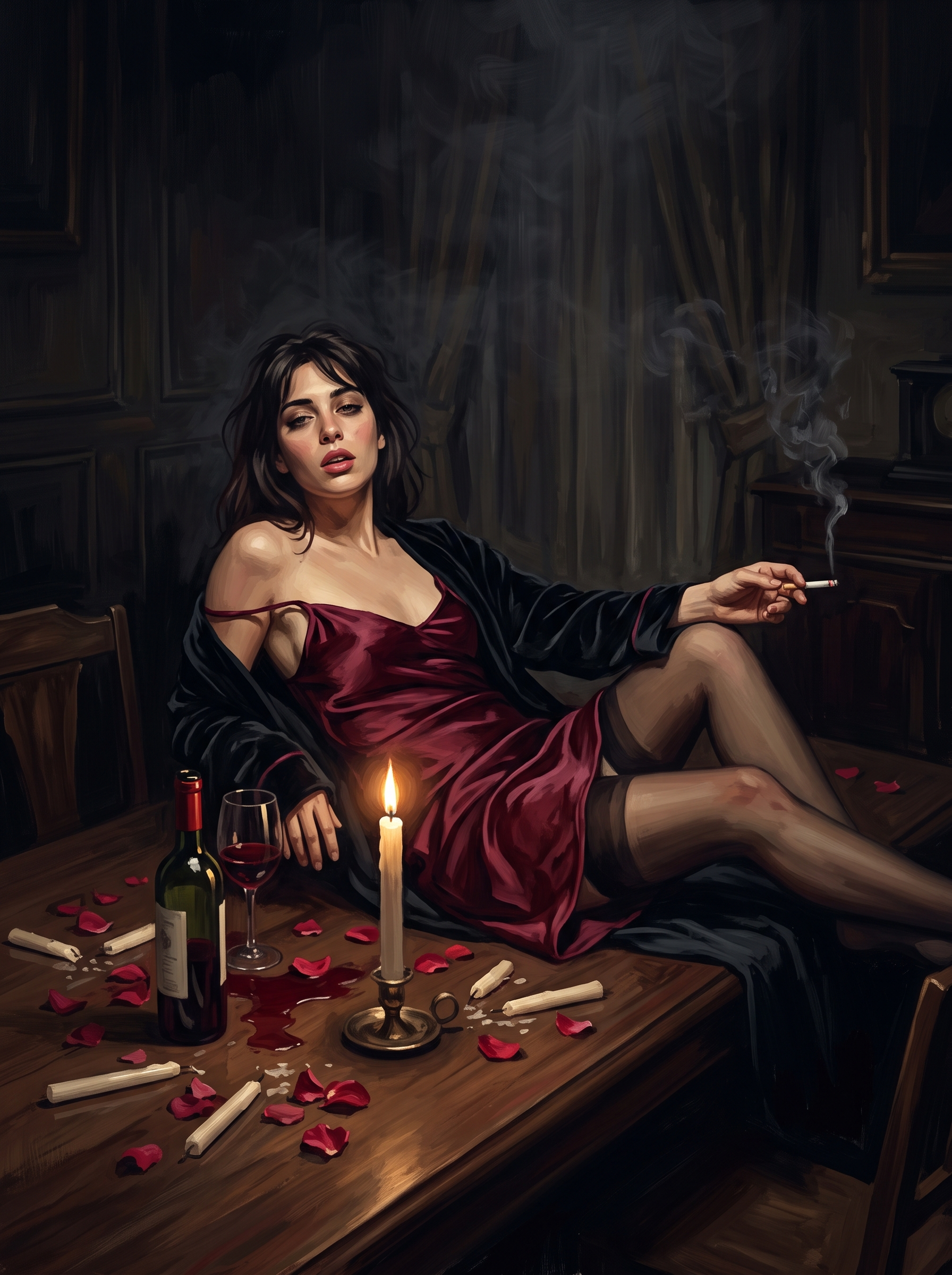 Crushed Petals And Wine