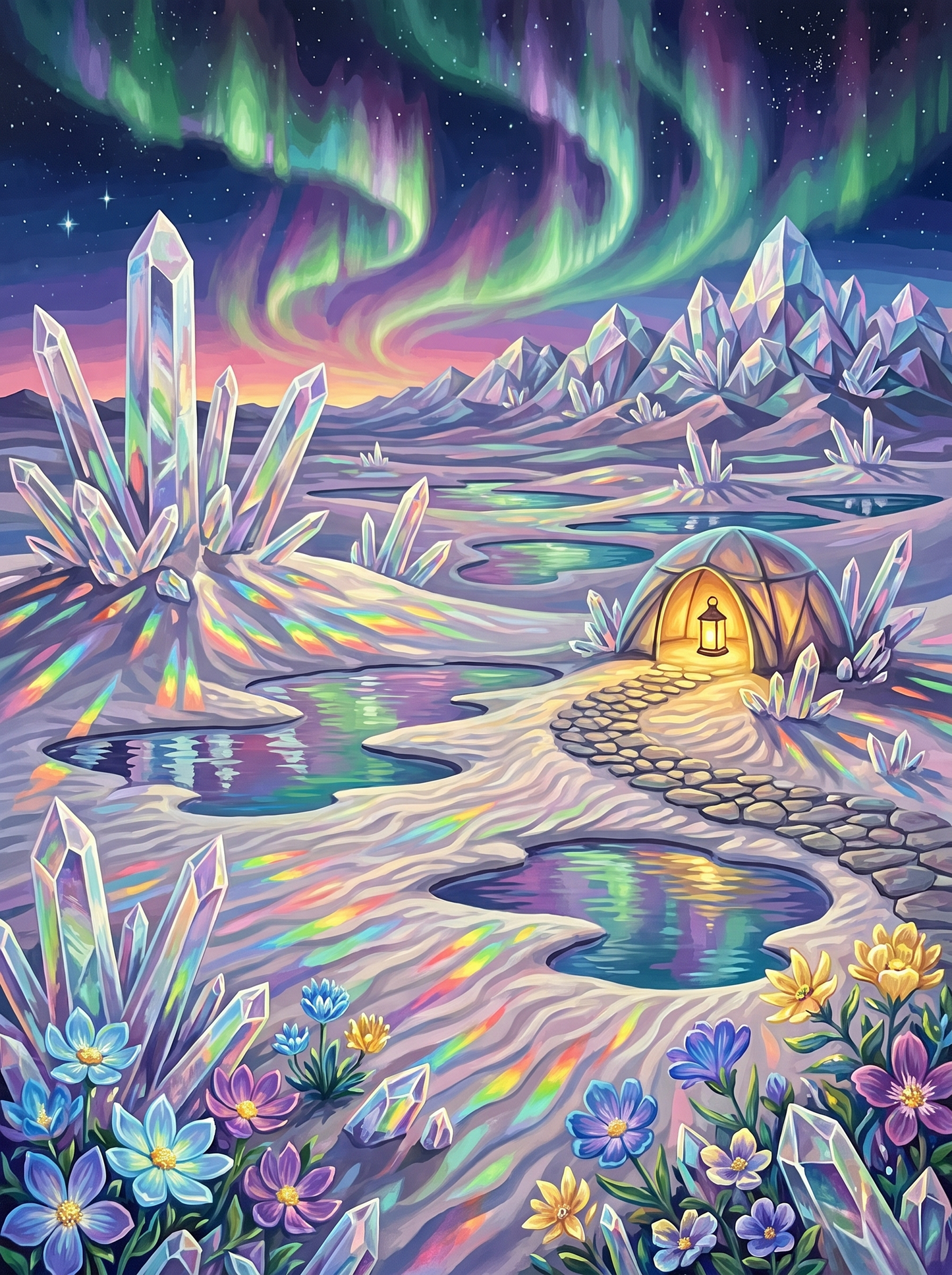 Crystal Desert Aurora