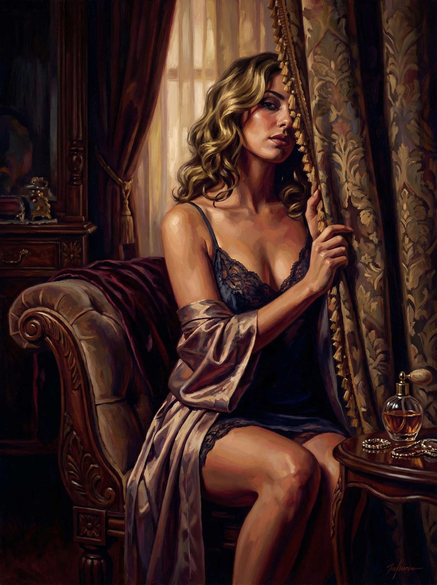 Curtain Light Whisper (Diamond Painting)