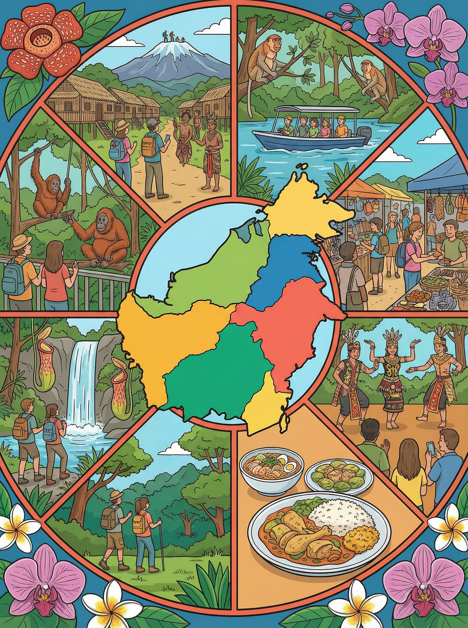 Borneo Jungle Heritage (Diamond Painting) Diamond Painting kit