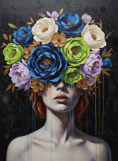 Bloomed Reverie (Board Canvas)