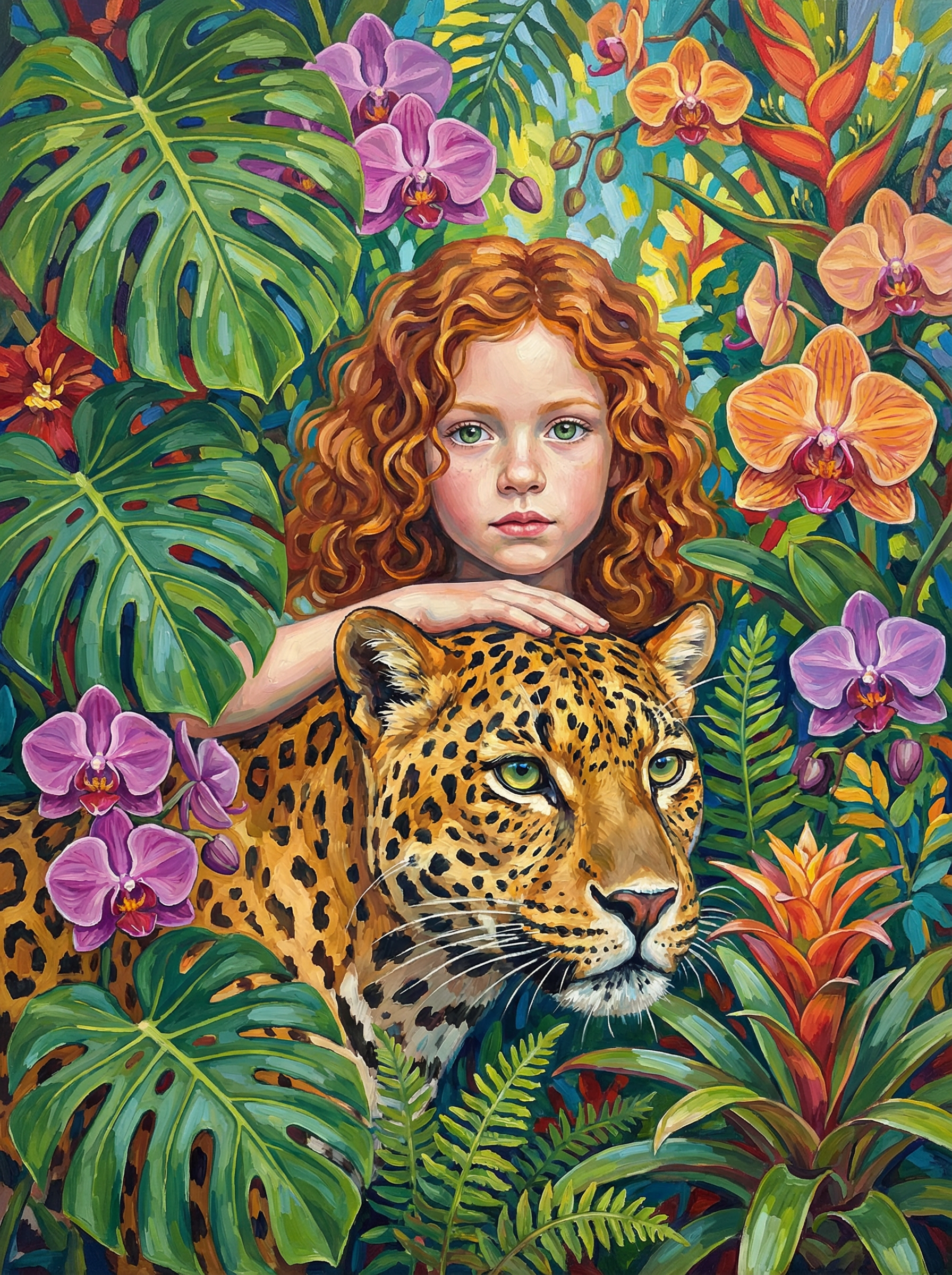 Jungle Bond Guardian (100 Color Diamond Painting) Diamond Painting kit