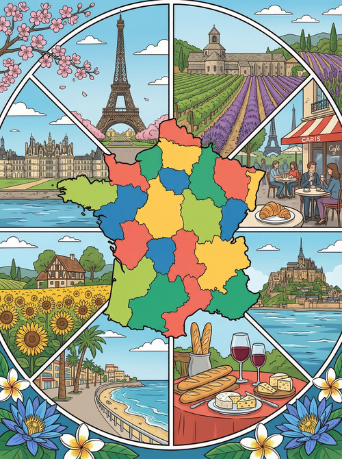 France Countryside Charm (Diamond Painting) Diamond Painting kit