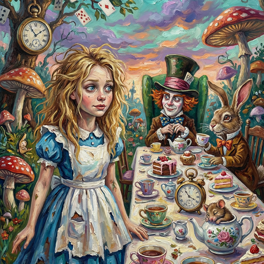 Mad Tea Wonderland (Diamond Painting)