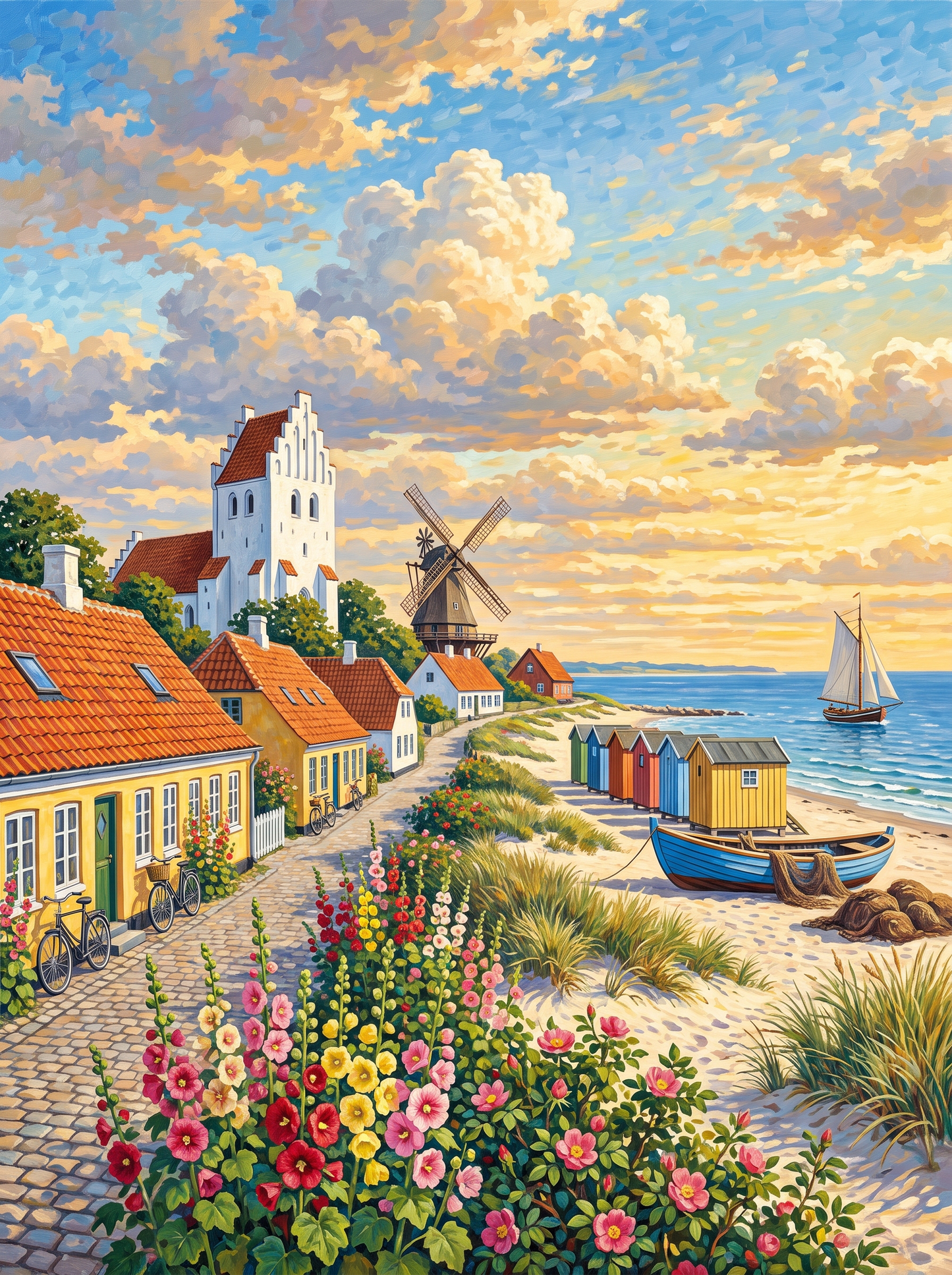 Danish Coast Village