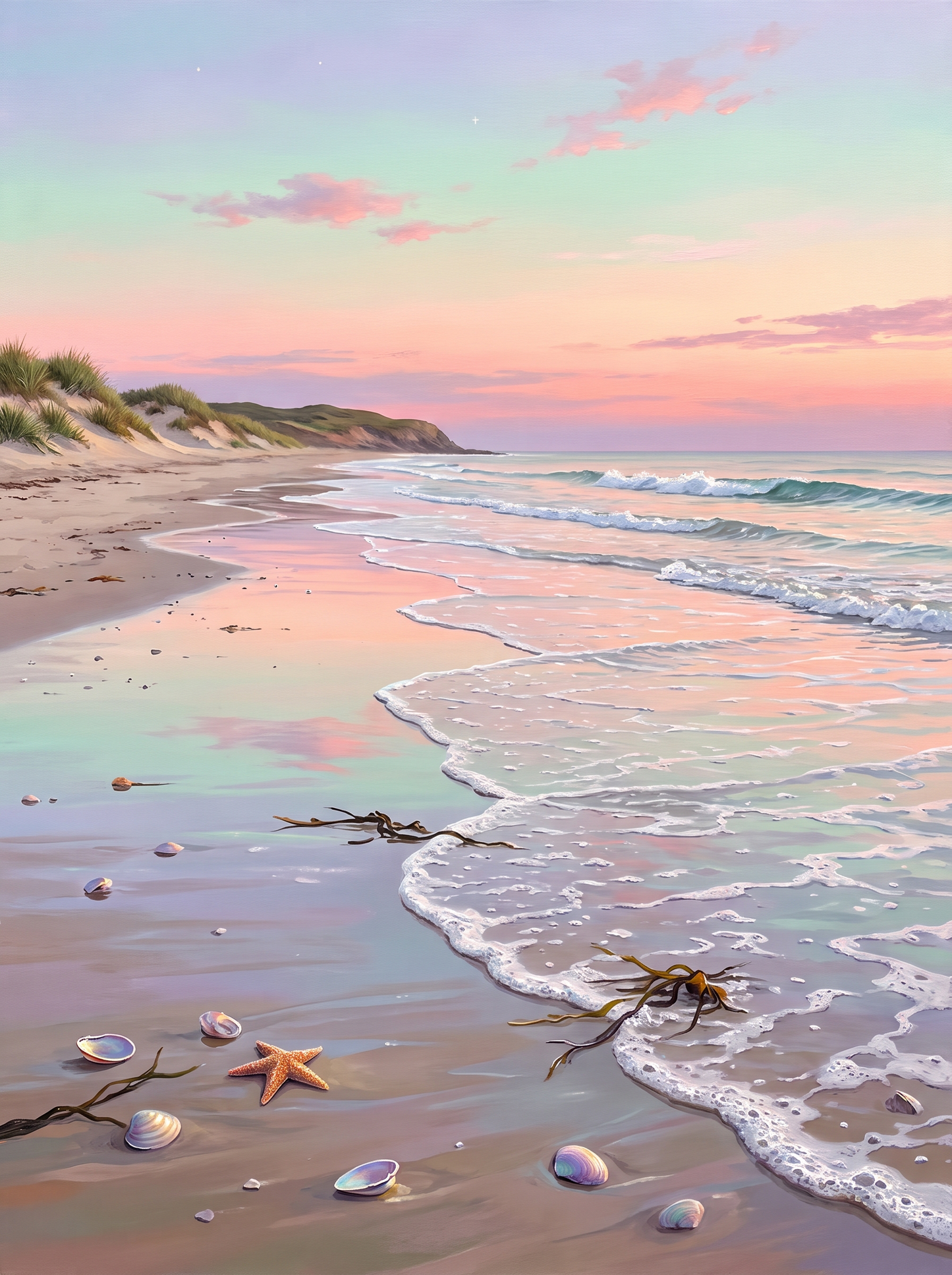 Dawn Beach Mirror