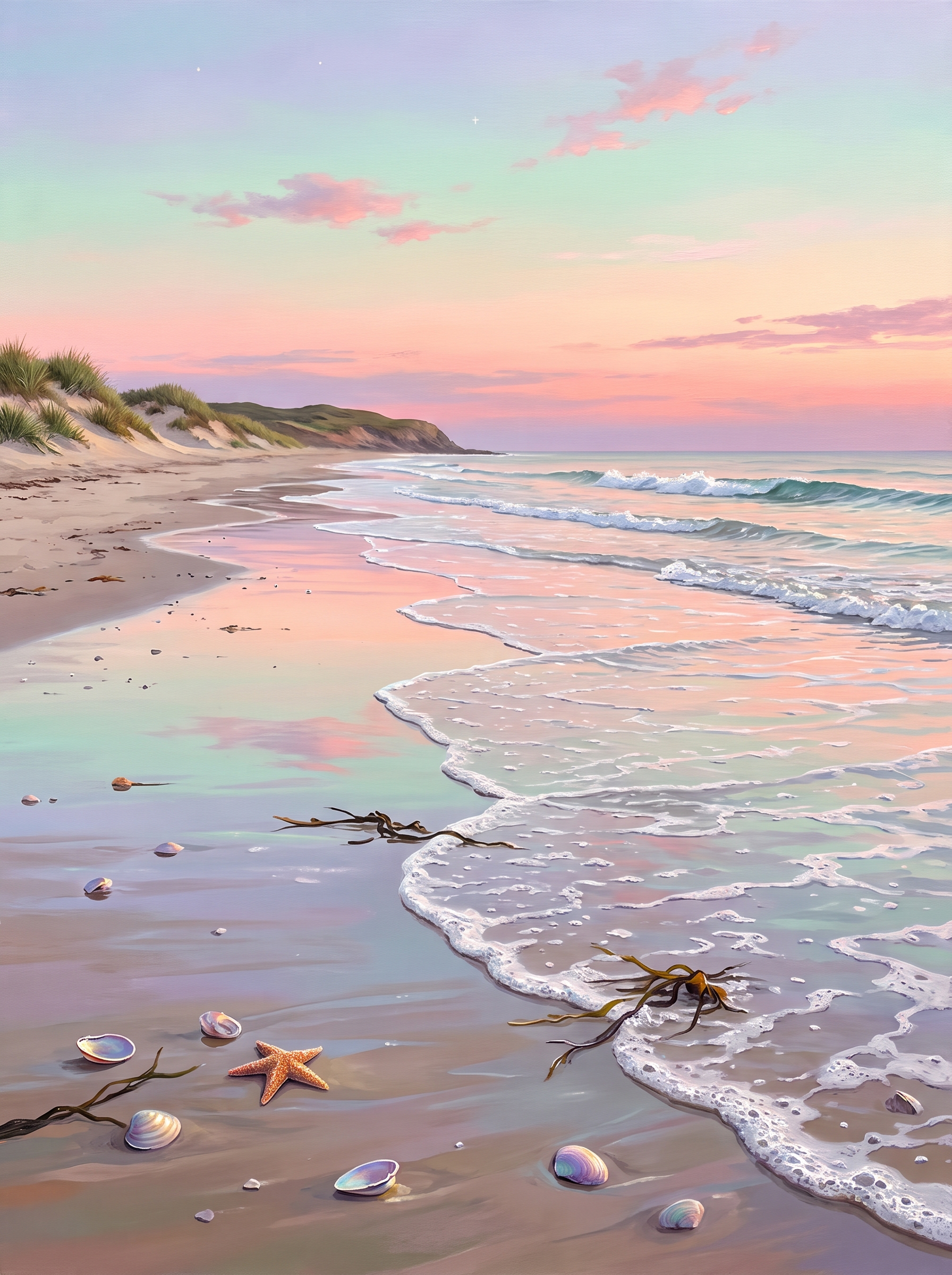 Dawn Beach Mirror