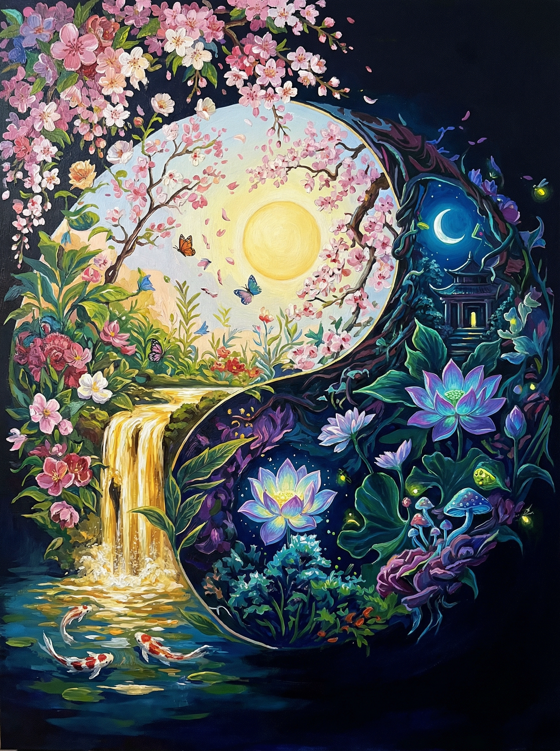 Day And Night Balance (Diamond Painting) Diamond Painting kit