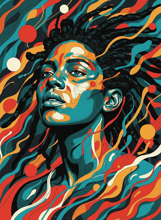 Waves of Freedom (Board Canvas)