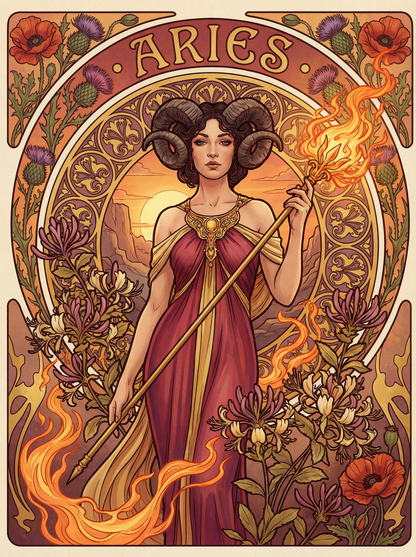 Aries Fire Empress (Diamond Painting) Diamond Painting kit