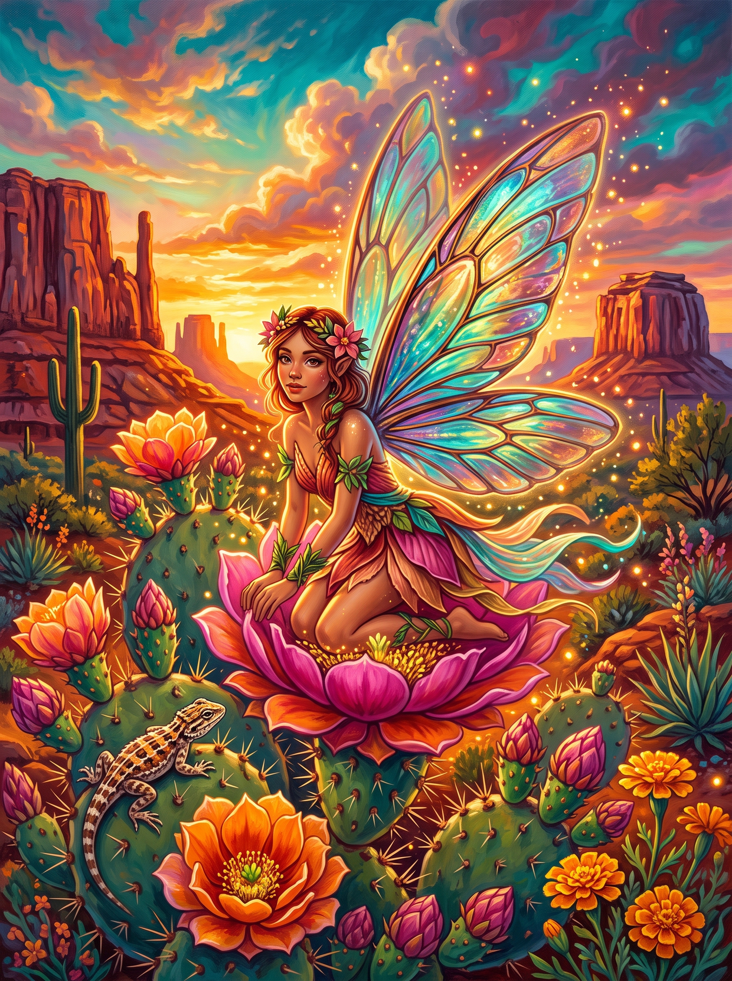 Desert Cactus Fairy