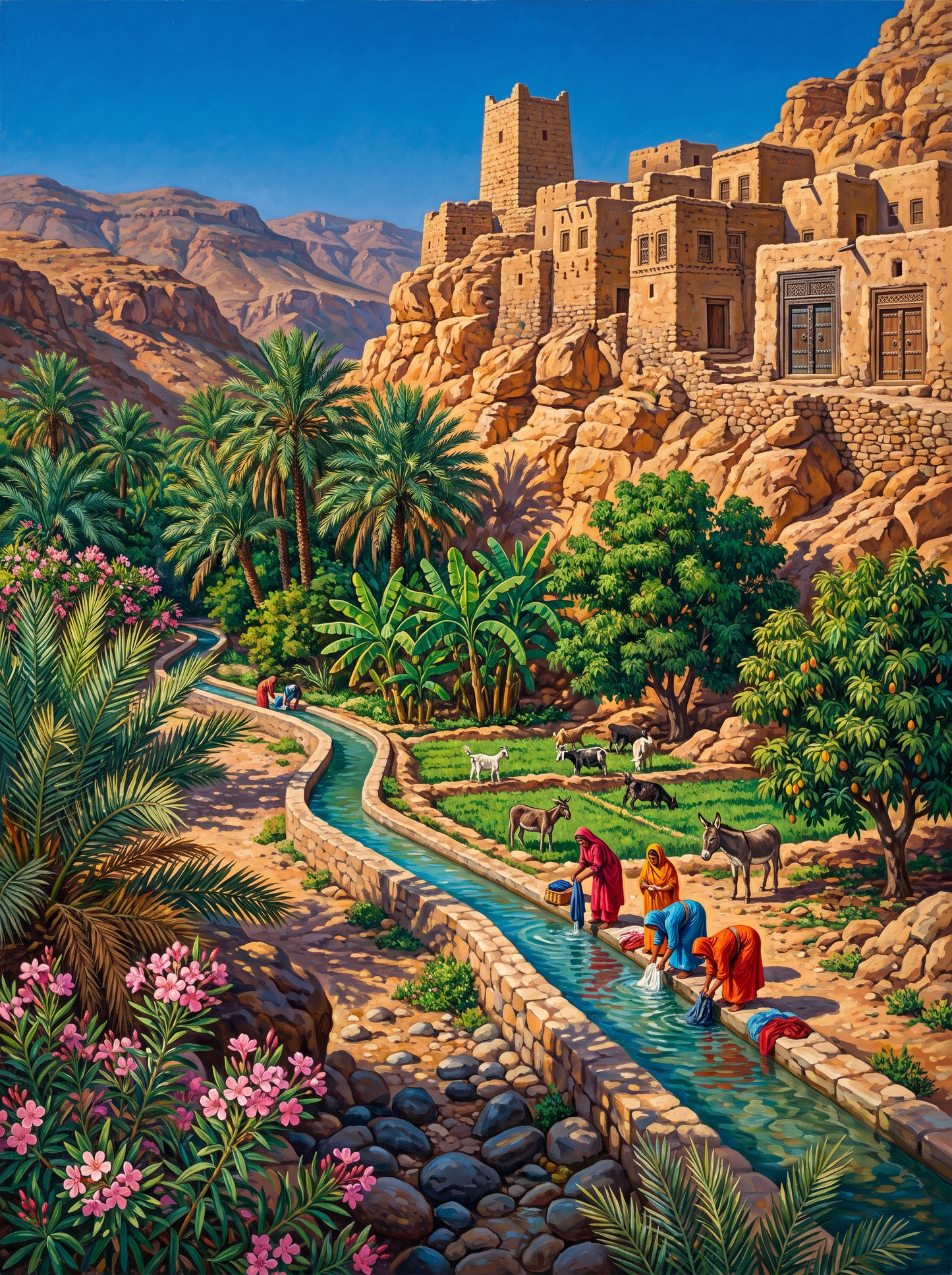 Desert Wadi Village