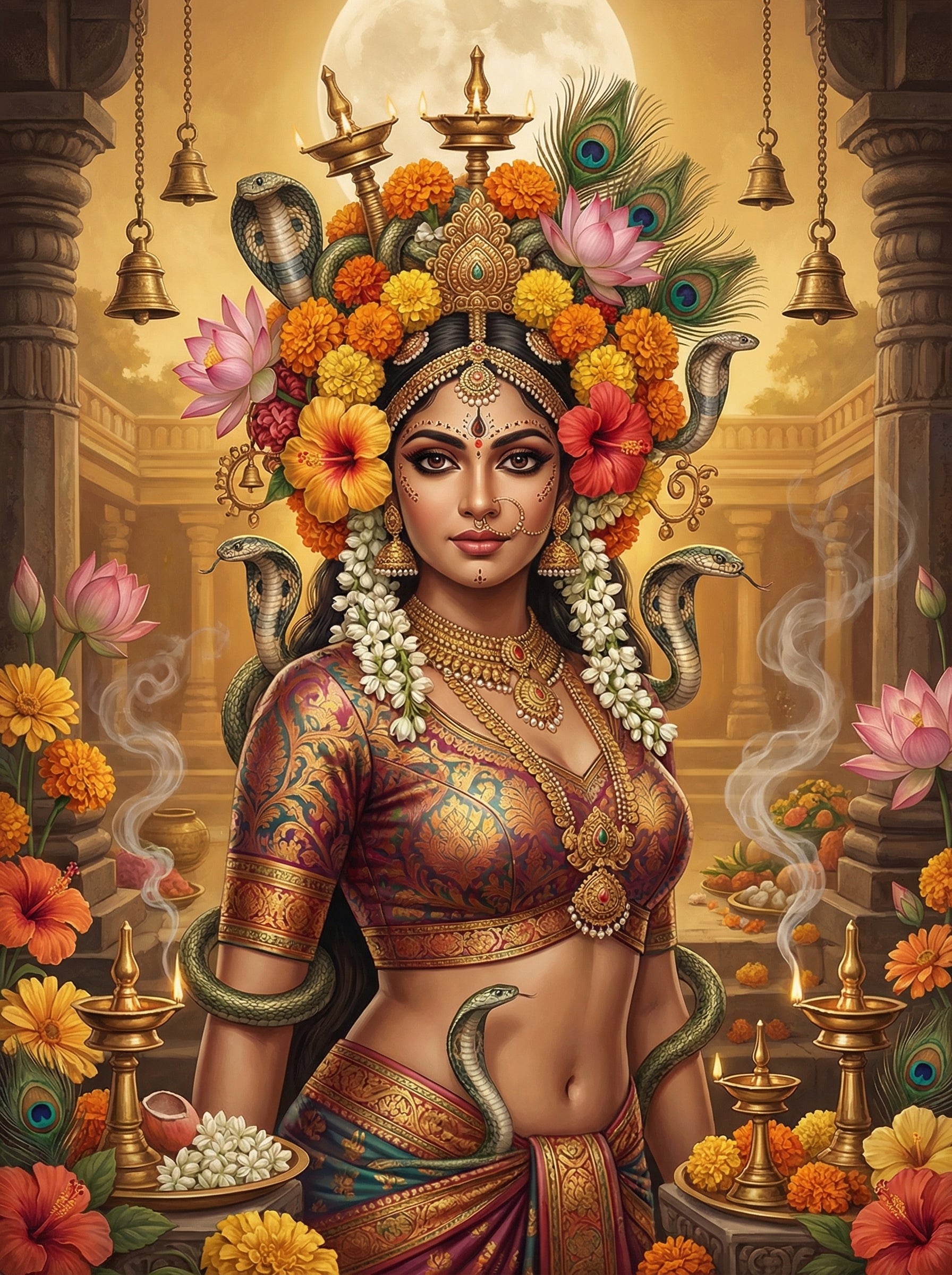 Divine Goddess Golden Hour (100 Color Diamond Painting) Diamond Painting kit