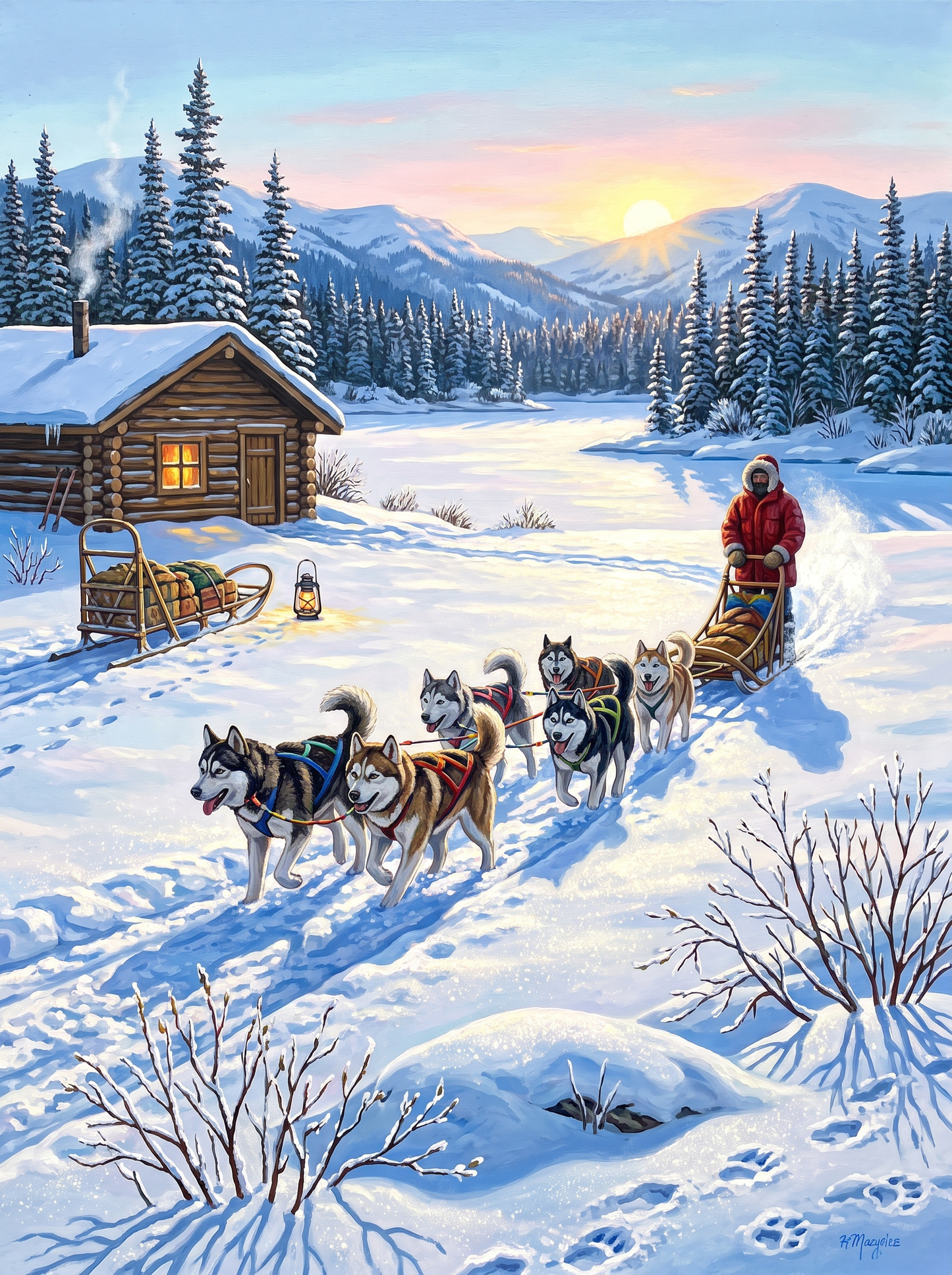 Dog Sled Team