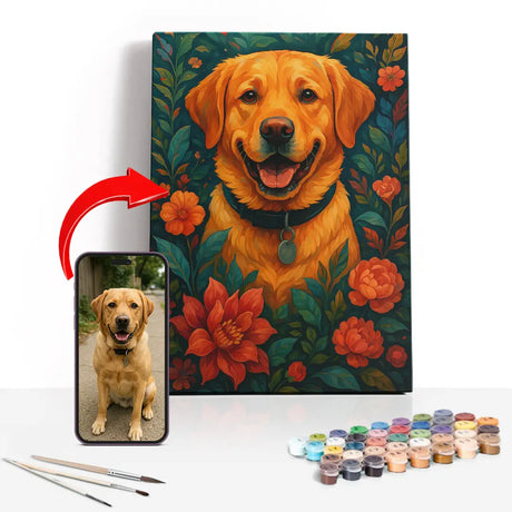 Pet Custom Paint by Numbers (Style III) (Diamond Painting) Diamond Painting kit