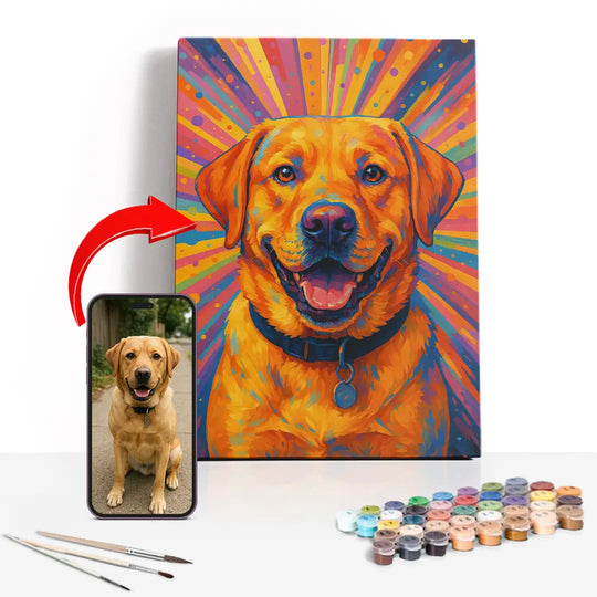 Pet Custom Paint by Numbers (Style I)