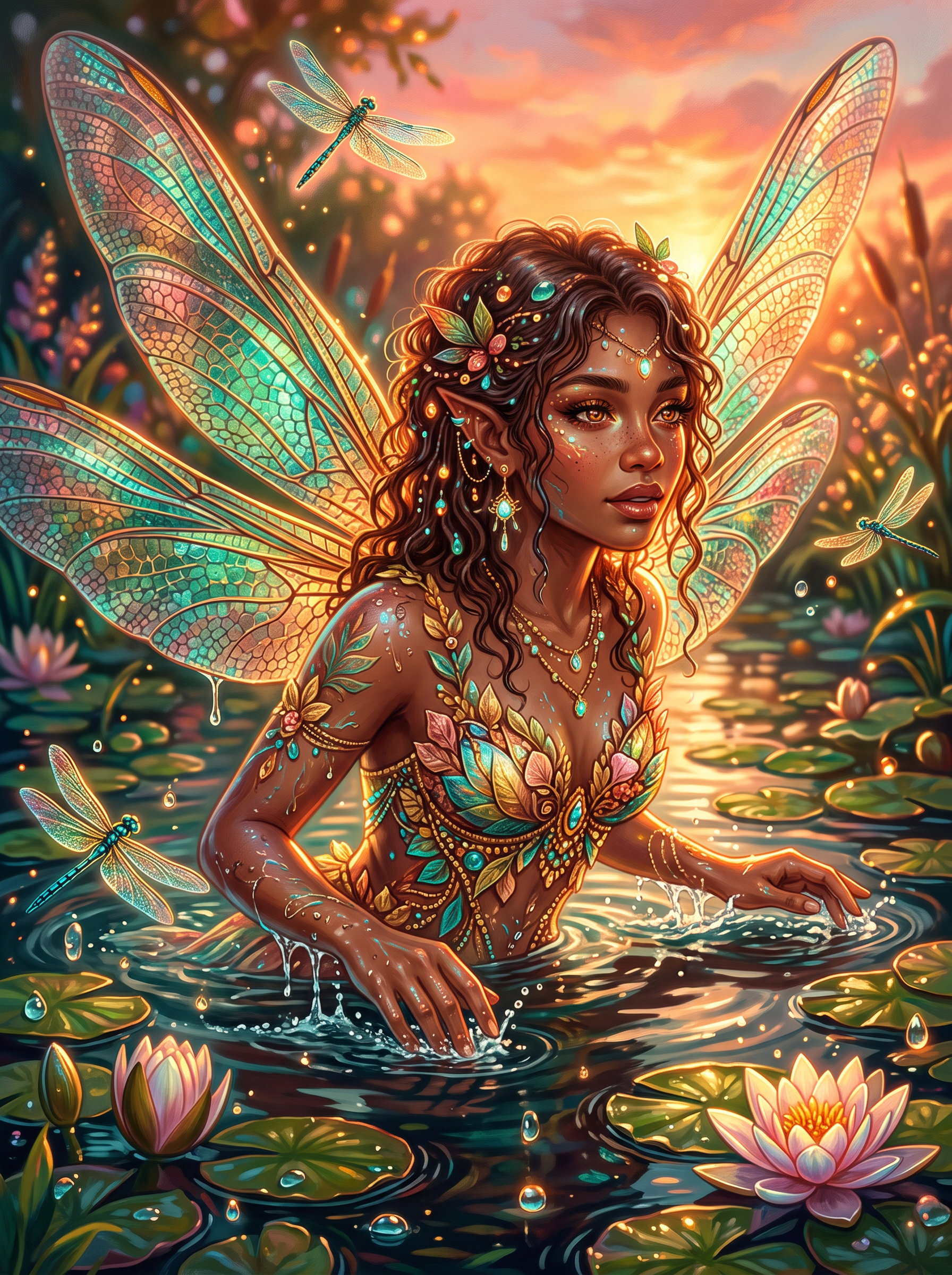 Dragonfly Pond Fairy