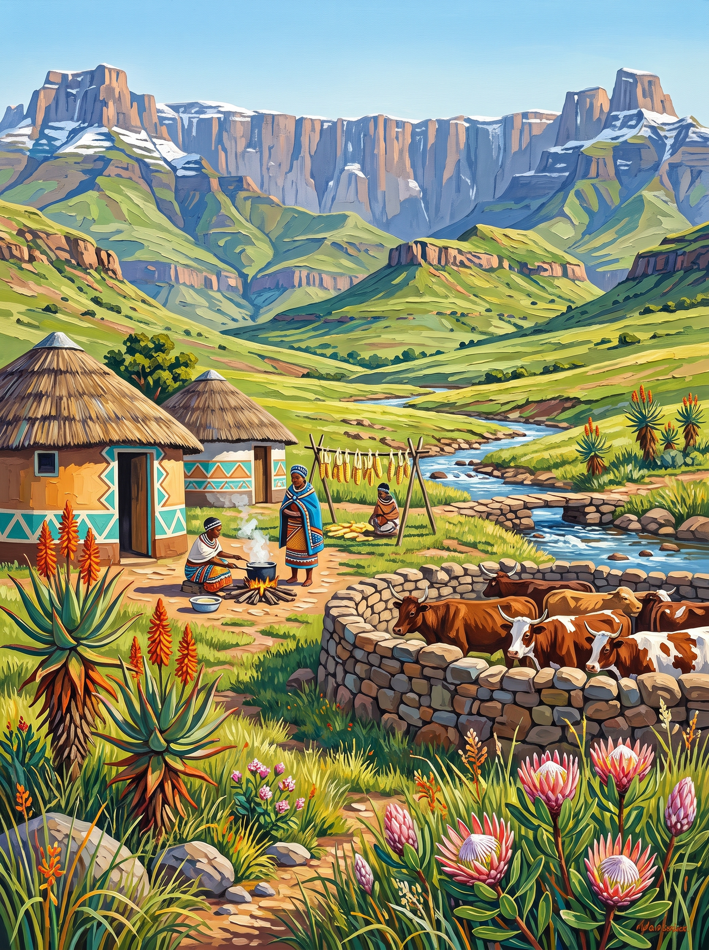 Drakensberg Rondavels