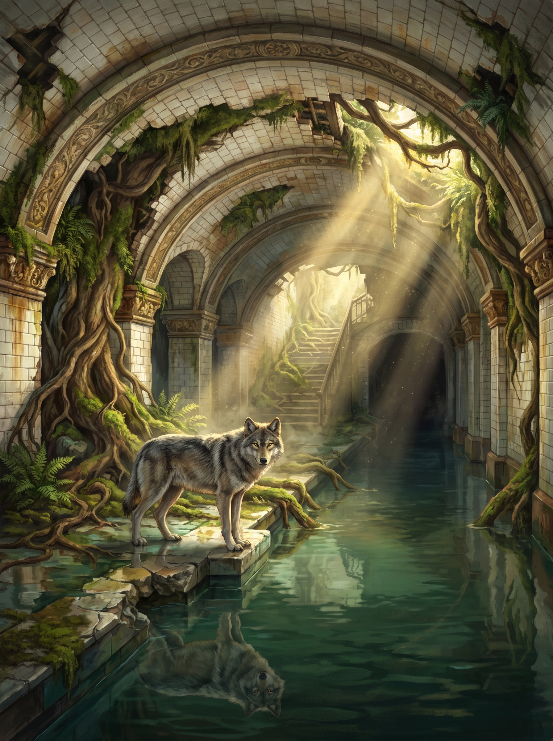 Drowned Metro Wolf