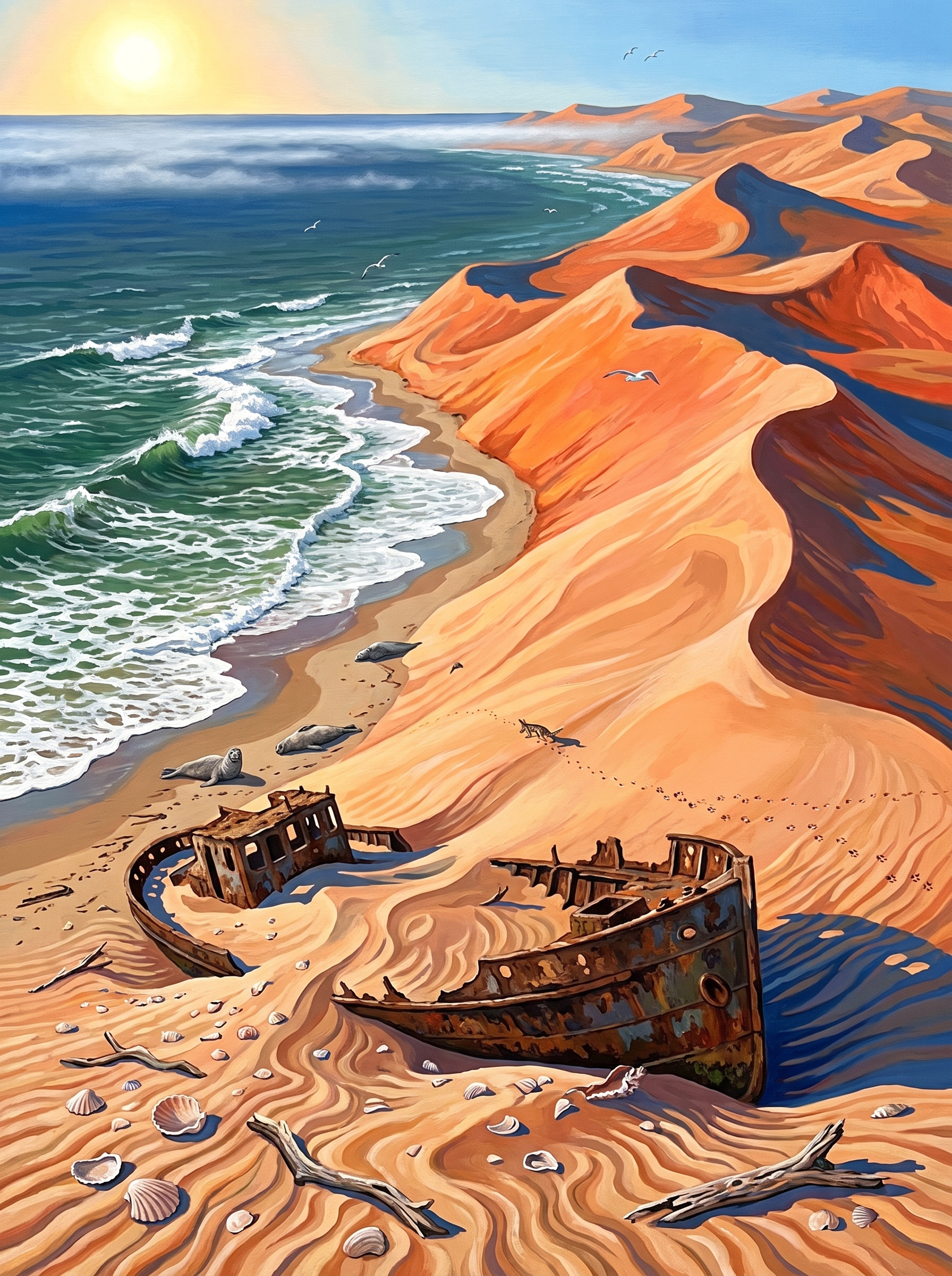 Dunes Meet Ocean