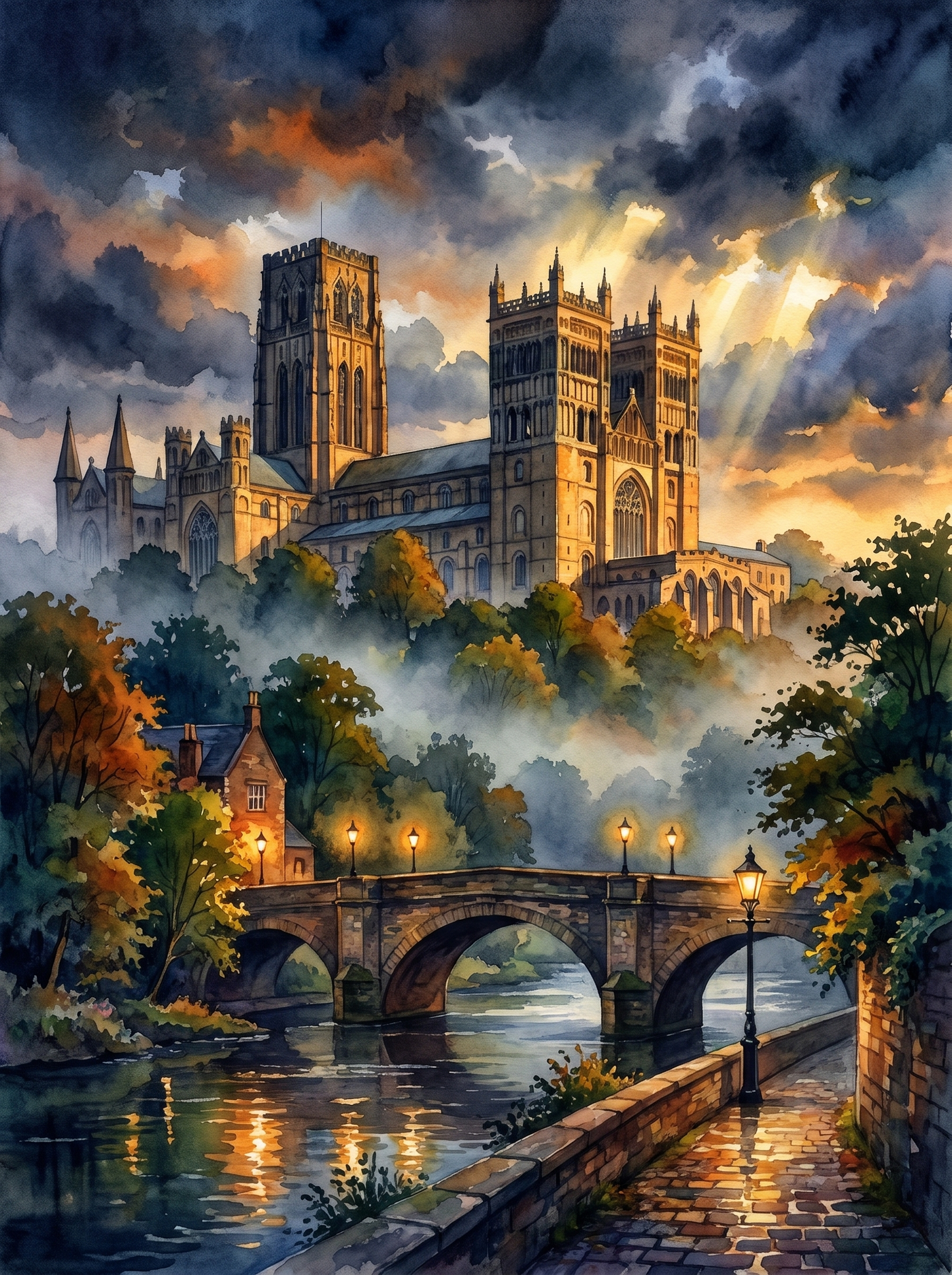 Light Shafts in Durham Cathedral