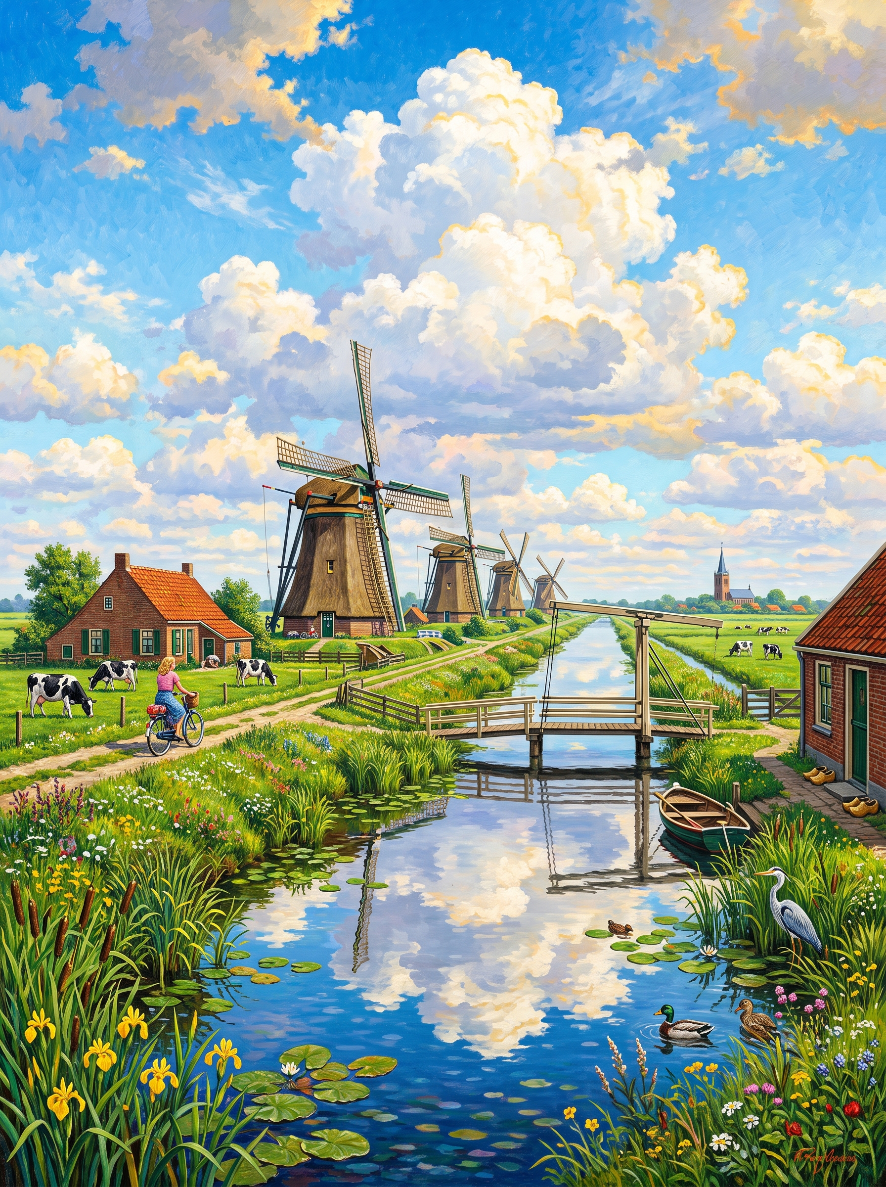 Dutch Polder Windmills