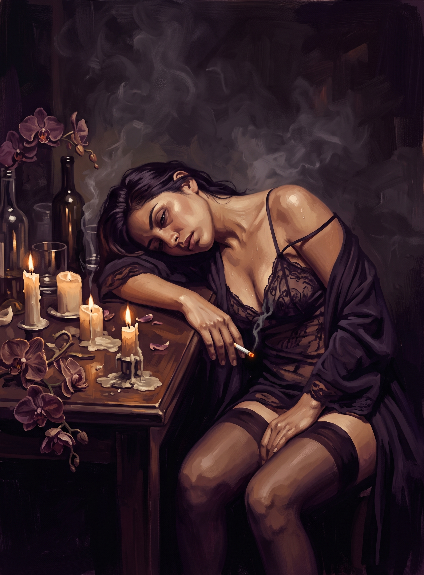 Dying Orchids Table