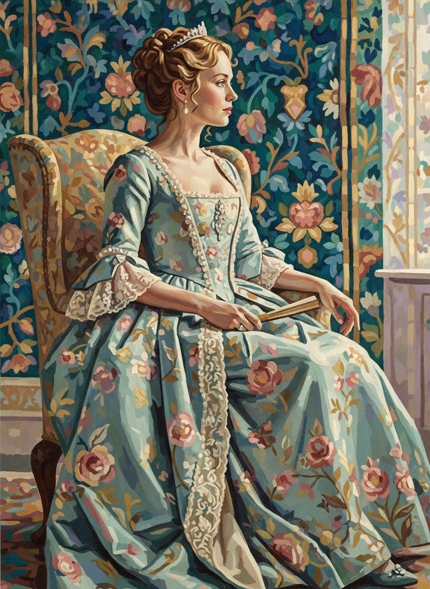 Lady of the Garden (Board Canvas)