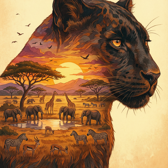 Savanna Spirit Panther (80 Colors)