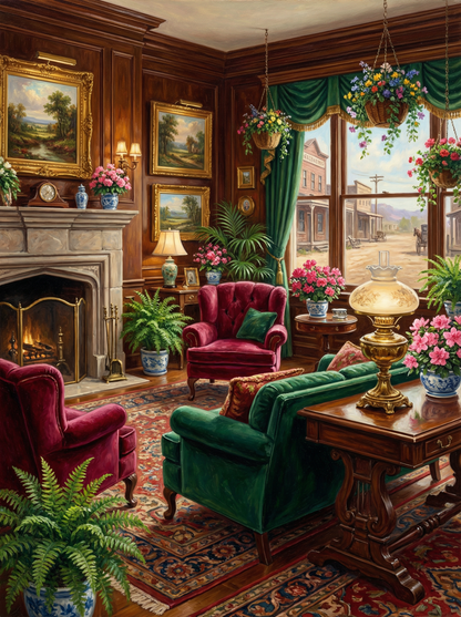 Victorian Parlor Serenity (Diamond Painting) Diamond Painting kit