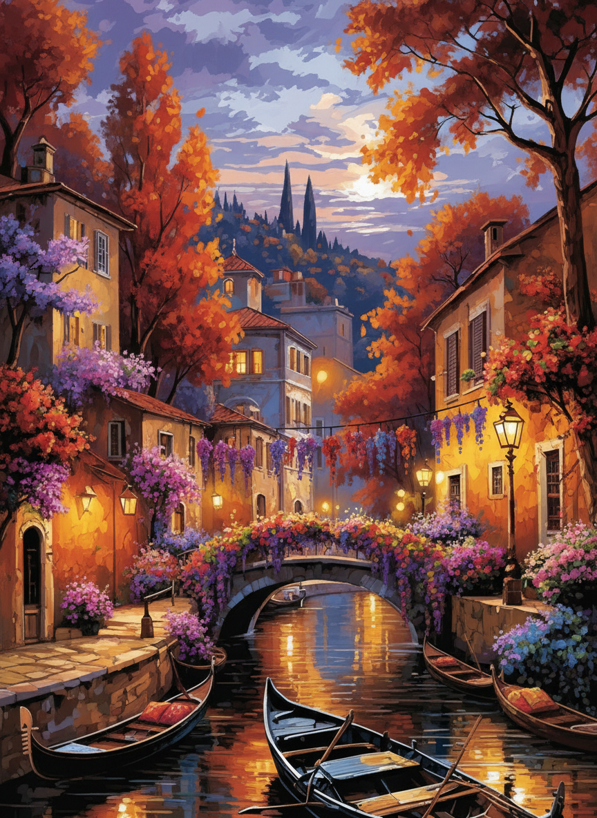 Venetian Twilight (100 Color Diamond Painting) Diamond Painting kit