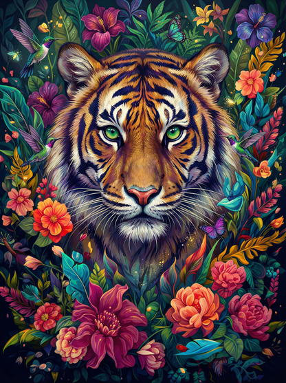 Jungle Bloom Tiger