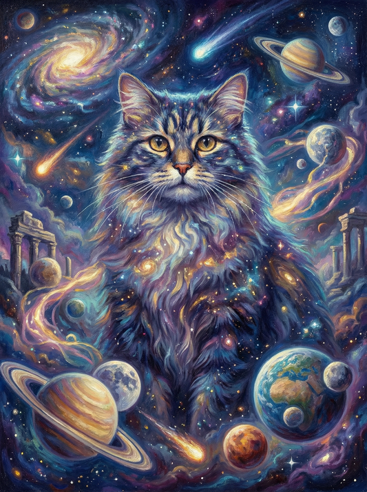 Galaxy Guardian Cat