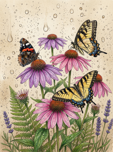 Meadow Butterfly Chorus (Diamond Painting) Diamond Painting kit