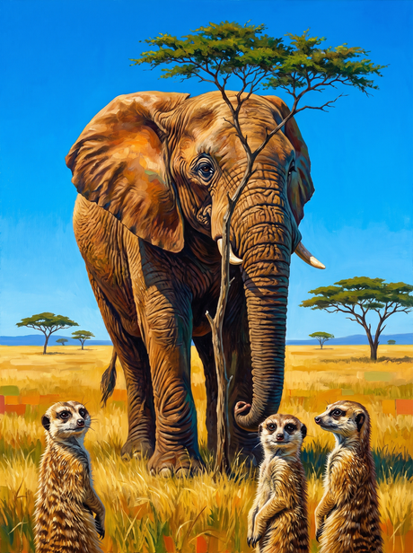 Elephant Hiding