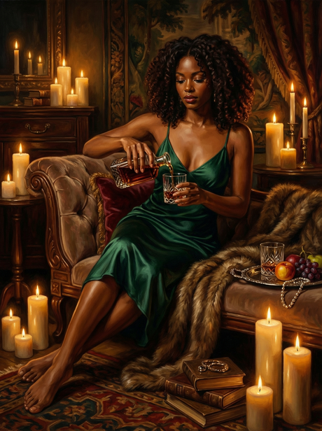 Emerald Nightcap Glow (Diamond Painting) Diamond Painting kit