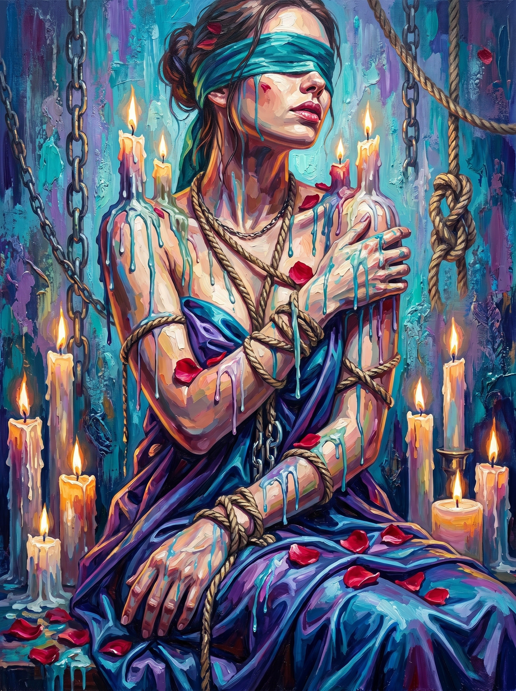 She Held Herself Through It (100 Color Diamond Painting) Diamond Painting kit