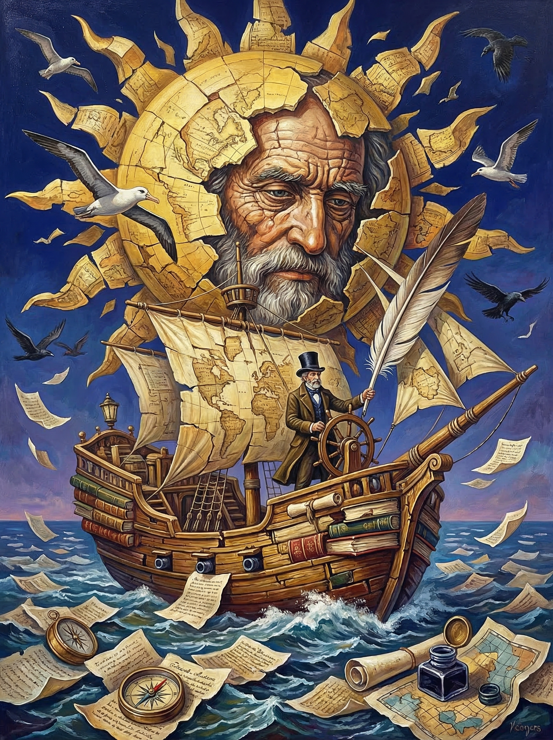Explorer Adventure On Waves (Diamond Painting) Diamond Painting kit