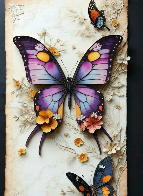 Wings of Wonder (100 Color Diamond Painting) Diamond Painting kit