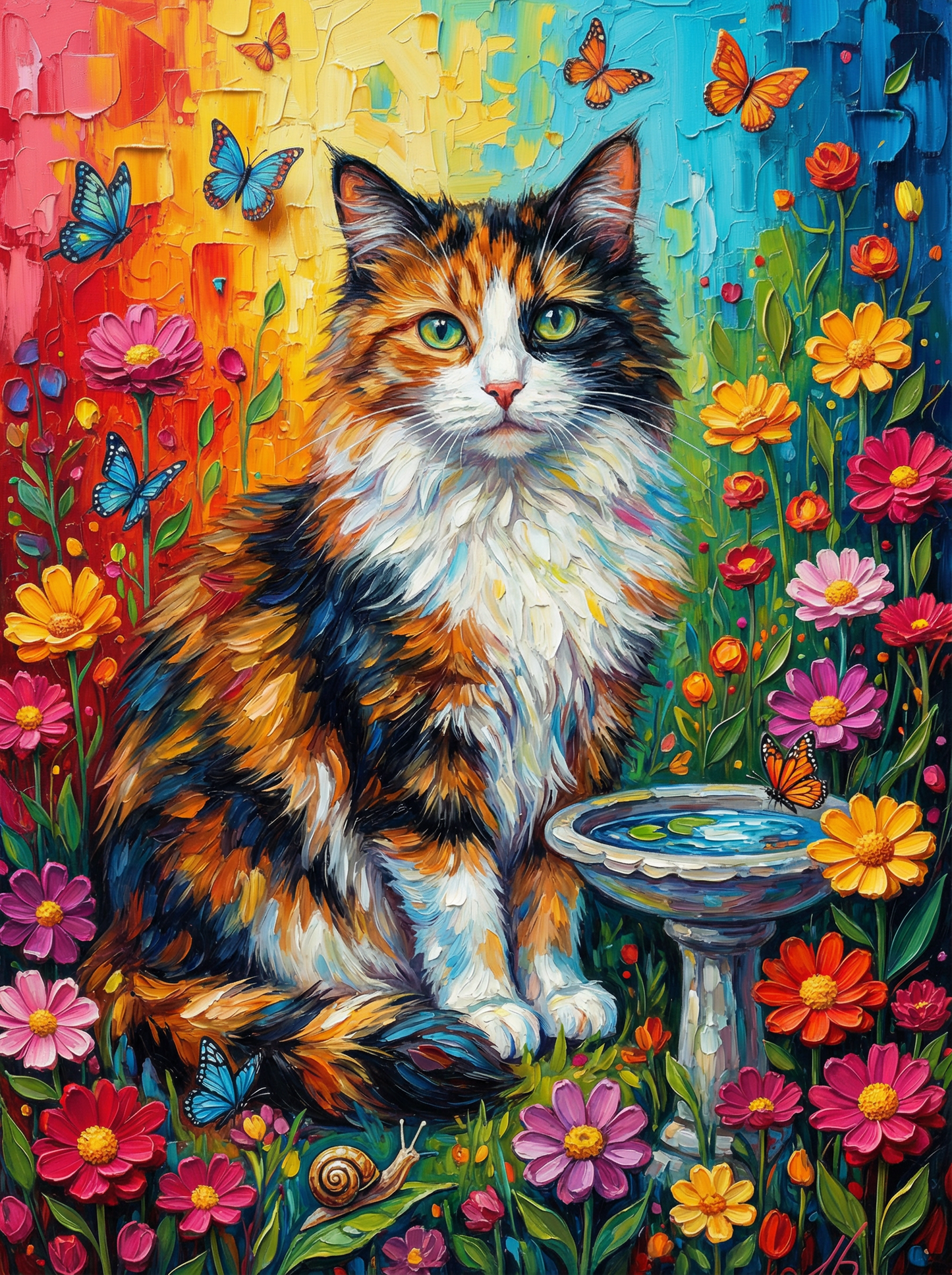 Rainbow Garden Guardian (Diamond Painting) Diamond Painting kit