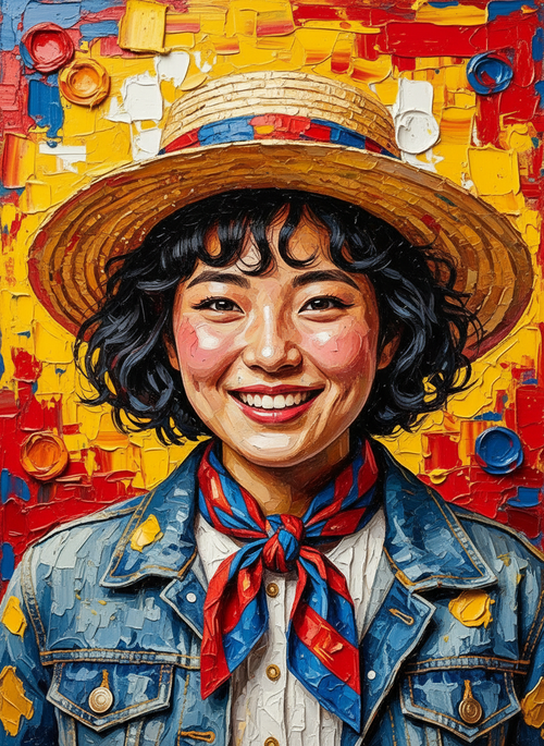 Sunlit Joy (Board Canvas)