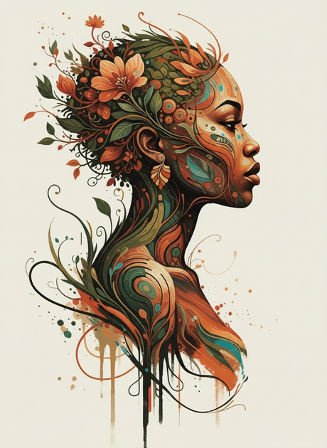 Flourish of the Soul (Board Canvas) Paint by Numbers kit